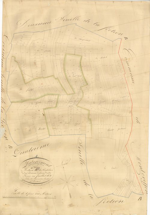 L'Abergement-de-Varey - 3 P 6620 - 3 P 6620 -  Feuille 4  (1827)