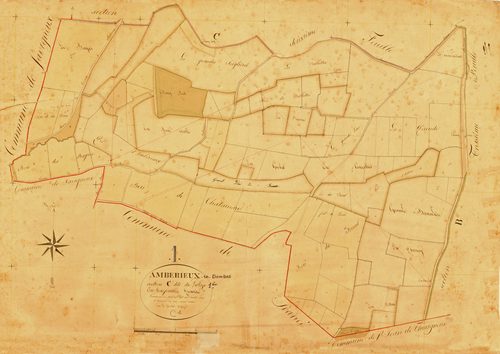 Ambérieux-en-Dombes - 3 P 4042 - 3 P 4042 -  Feuille 1  (1833)