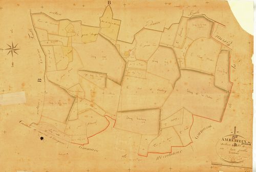 Ambérieux-en-Dombes - 3 P 4040 - 3 P 4040 -  Feuille 2  (1833)