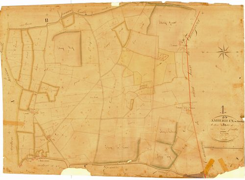 Ambérieux-en-Dombes - 3 P 4041 - 3 P 4041 -  Feuille 3  (1833)