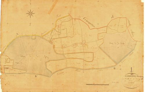 Ambérieux-en-Dombes - 3 P 4038 - 3 P 4038 -  Feuille 2  (1833)