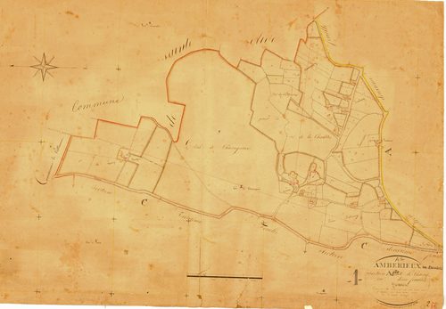 Ambérieux-en-Dombes - 3 P 4037 - 3 P 4037 -  Feuille 1  (1833)