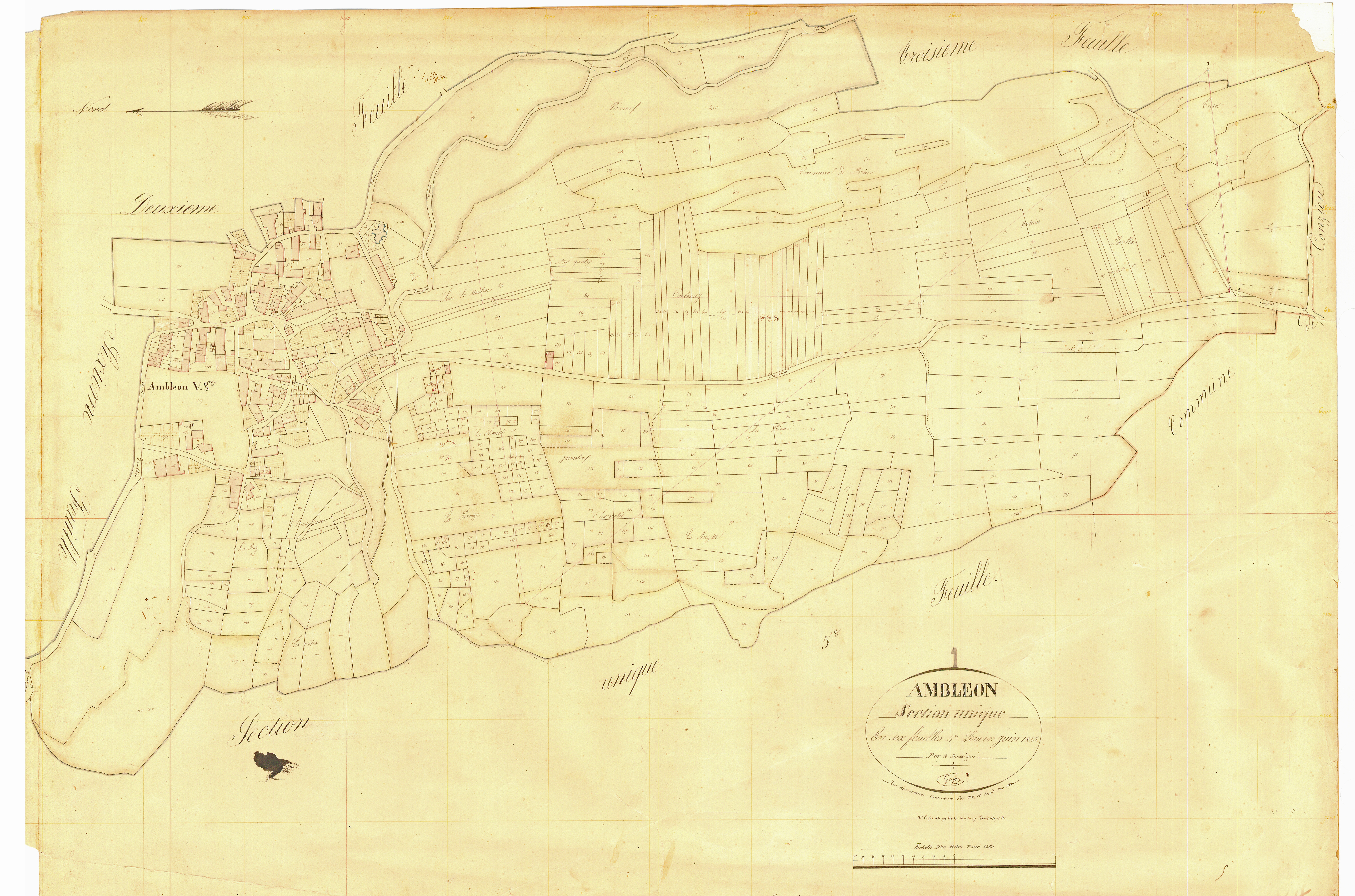Ambléon - 3 P 4049 - 3 P 4049 -  Feuille 4  (1836)