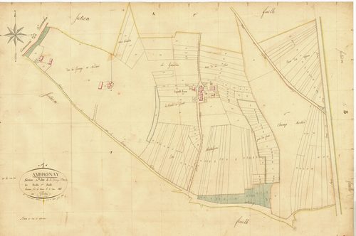 Ambronay - 3 P 4054 - 3 P 4054 -  Feuille 2  (1827)