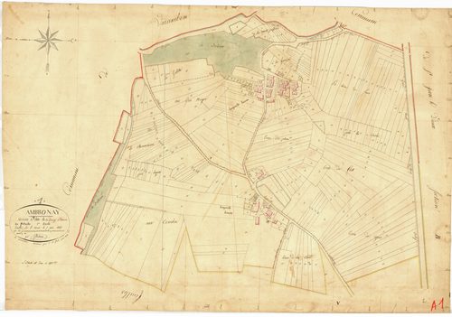 Ambronay - 3 P 4053 - 3 P 4053 -  Feuille 1  (1827)