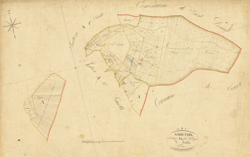 Ambutrix - 3 P 4106 - 3 P 4106 -  Feuille 2  (1826)