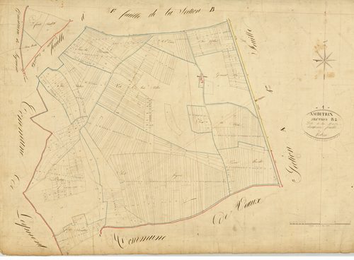 Ambutrix - 3 P 4110 - 3 P 4110 -  Feuille 2  (1826)