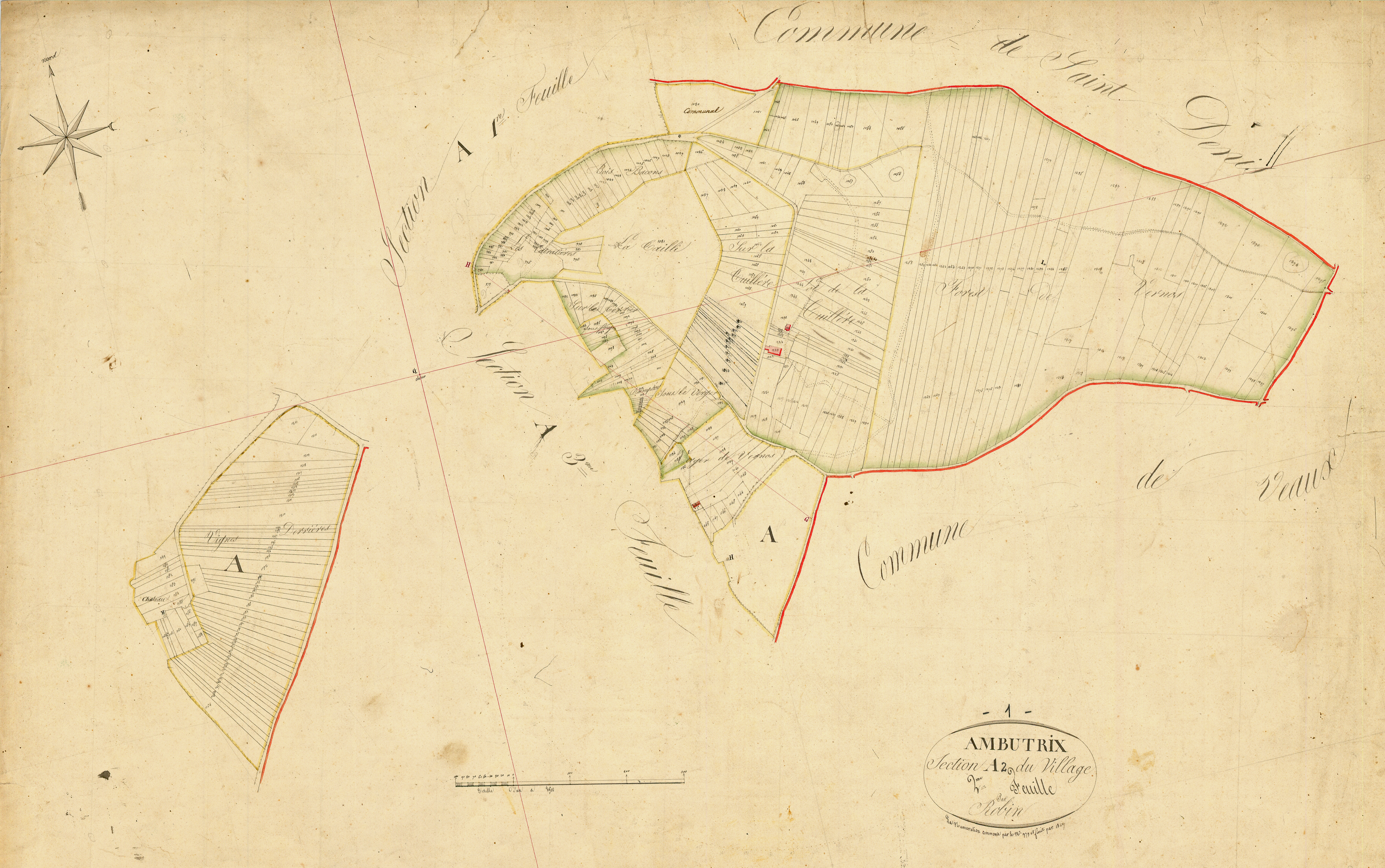 Ambutrix - 3 P 4106 - 3 P 4106 - Feuille 2 (1826)