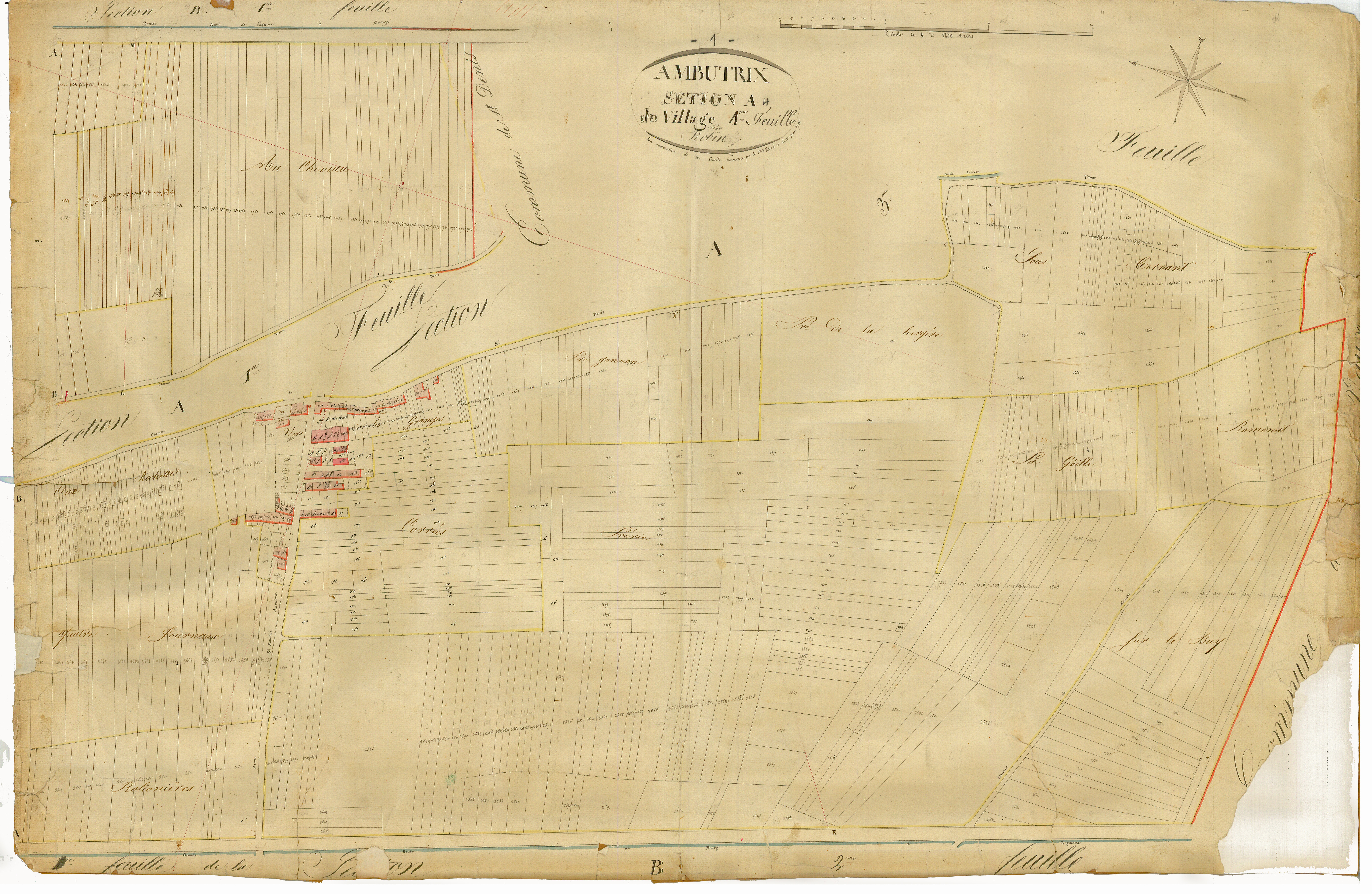 Ambutrix - 3 P 4108 - 3 P 4108 - Feuille 4 (1826)
