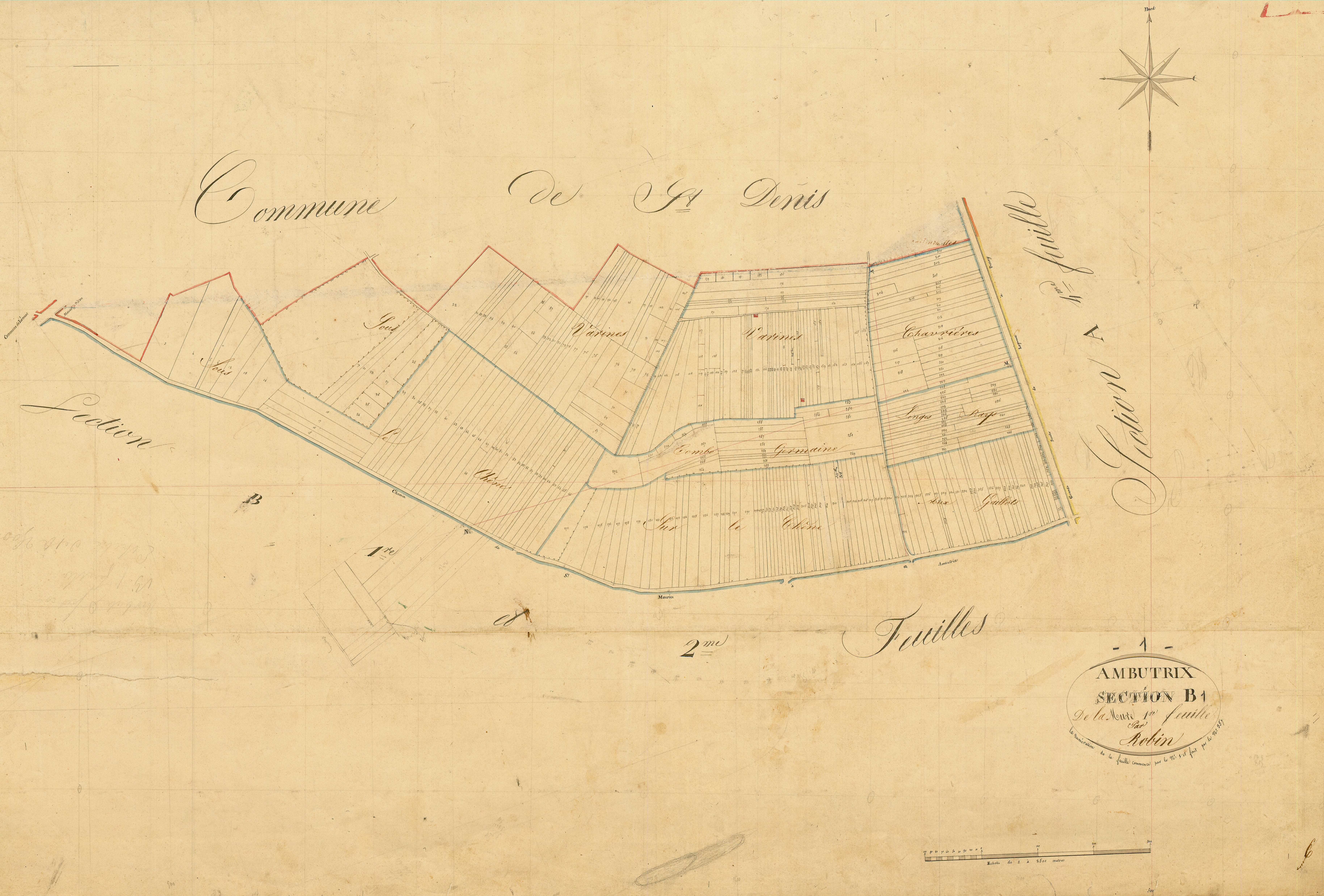 Ambutrix - 3 P 4109 - 3 P 4109 - Feuille 1 (1826)