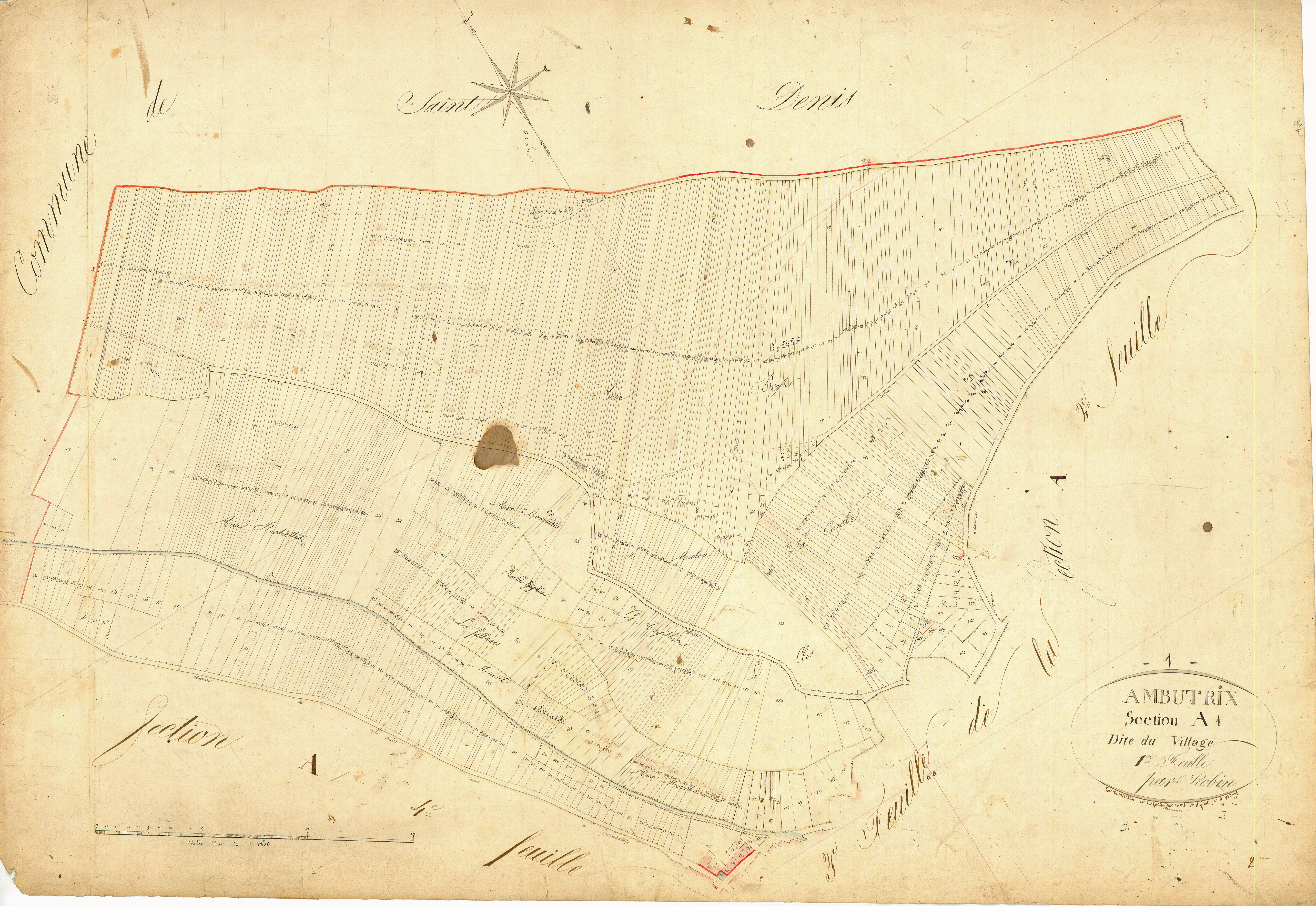 Ambutrix - 3 P 4105 - 3 P 4105 - Feuille 1 (1826)
