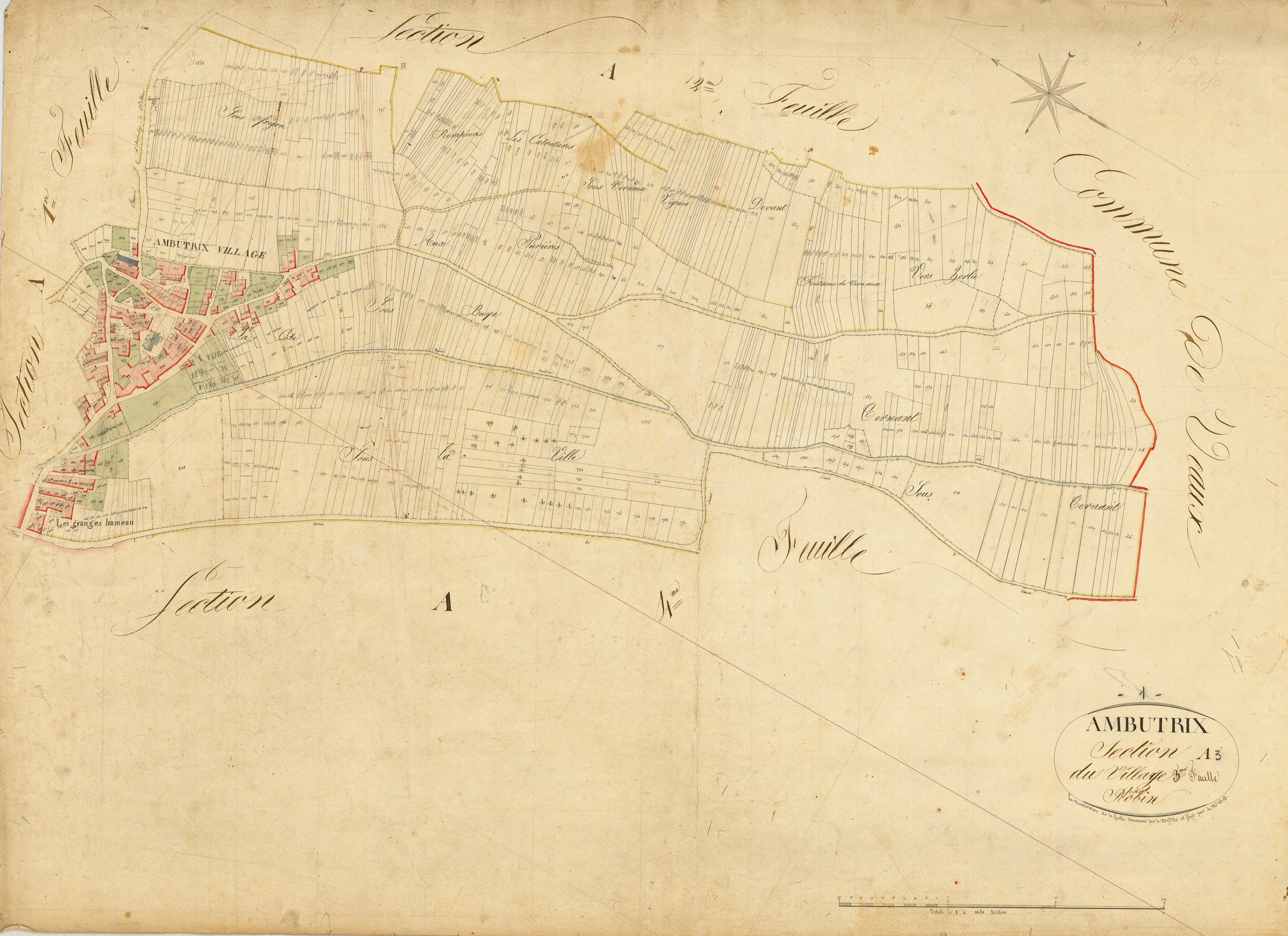 Ambutrix - 3 P 4107 - 3 P 4107 - Feuille 3 (1826)
