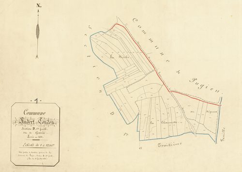 Andert-Condon - 3 P 4125 - 3 P 4125 -  Feuille 1  (1886)