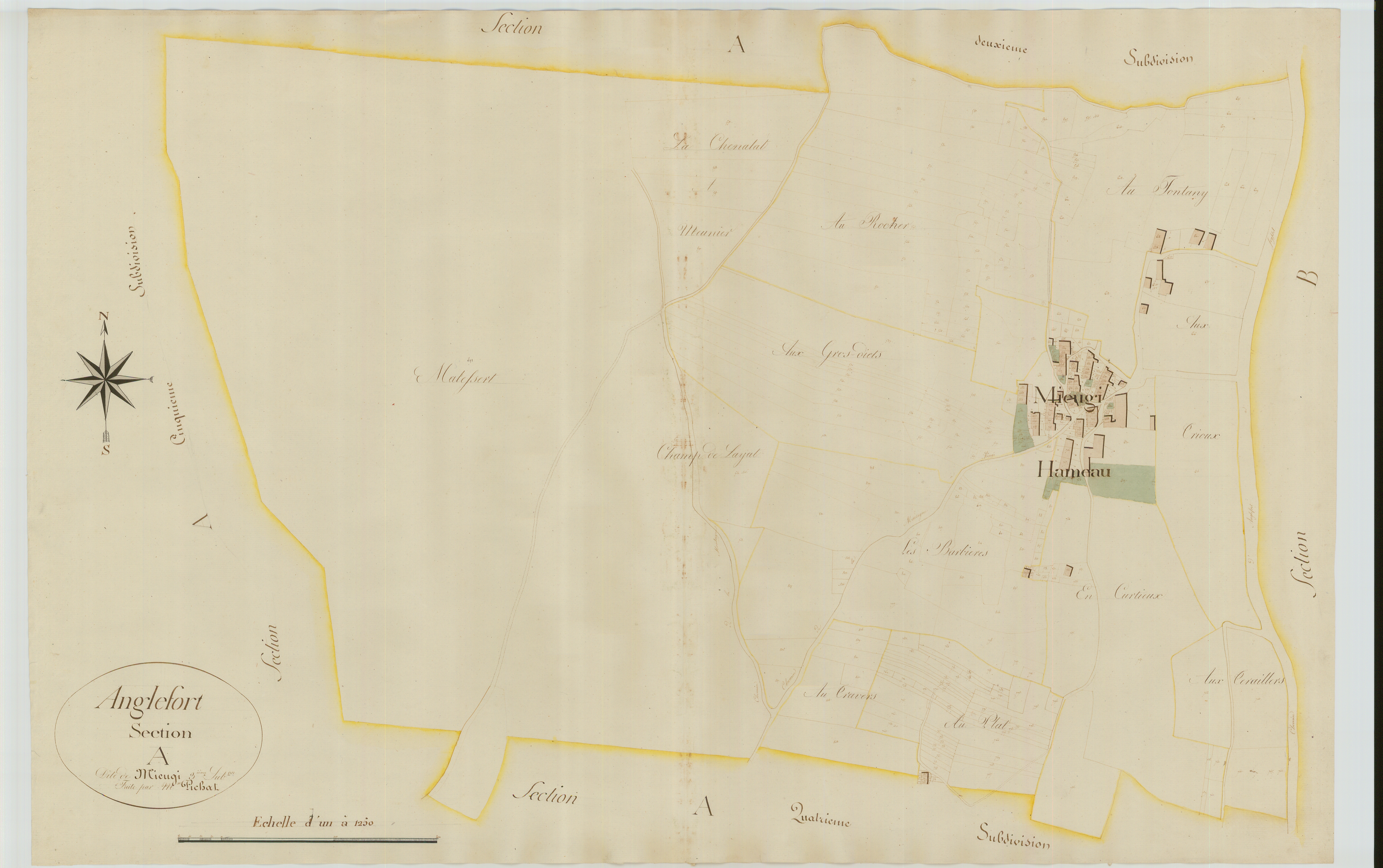 Anglefort - 3 P 10174-4 - 3 P 10174-4 - Feuille 3 (1814)
