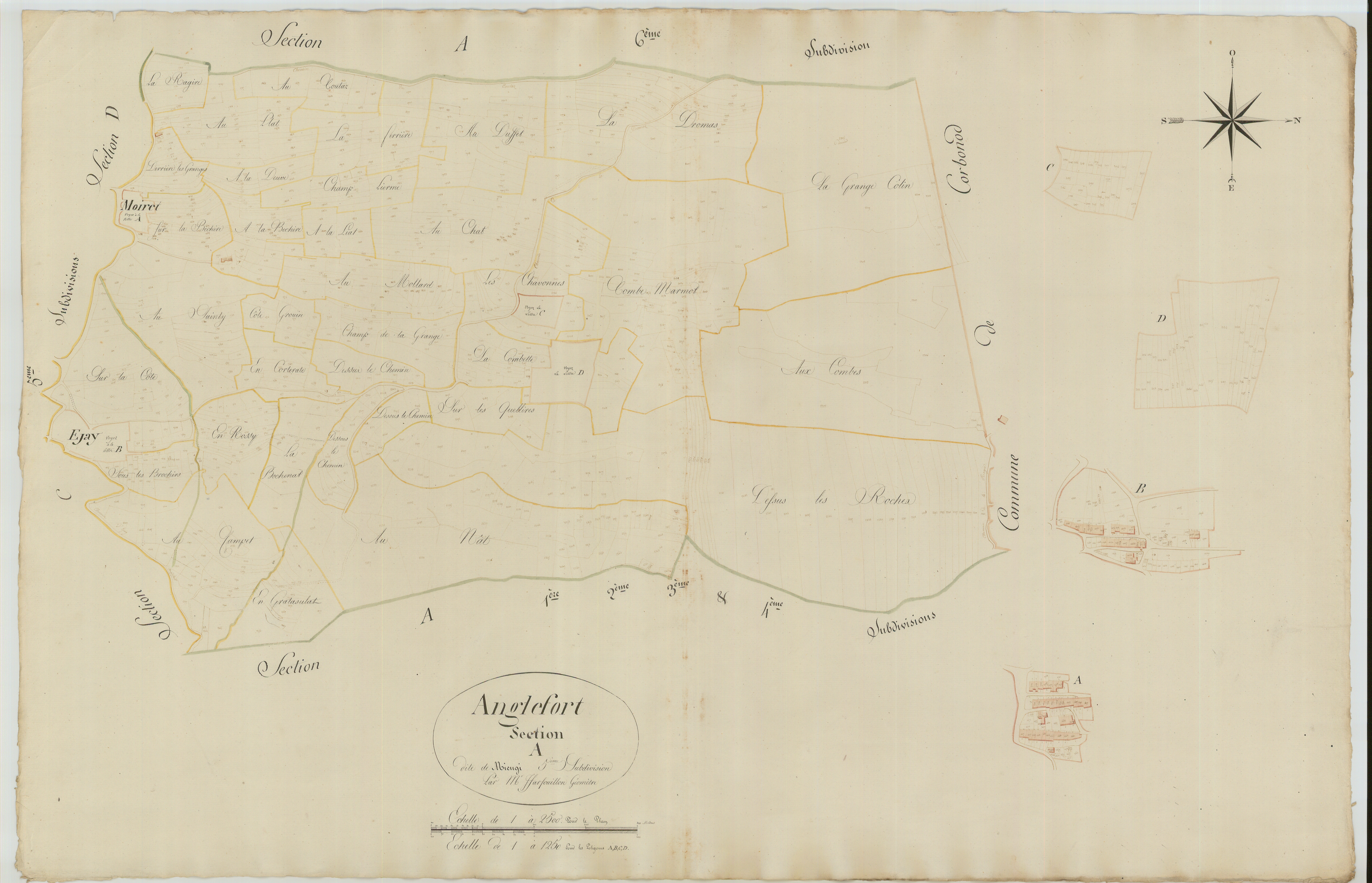 Anglefort - 3 P 10174-6 - 3 P 10174-6 - Feuille 5 (1814)