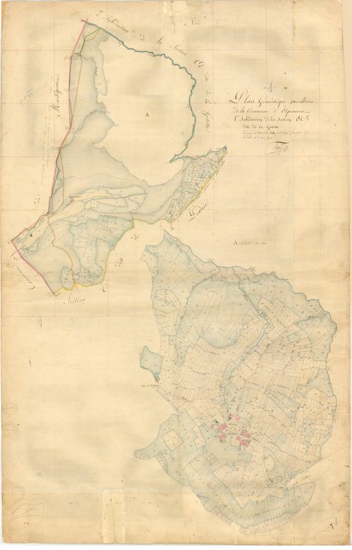 Apremont - 3 P 4153 - 3 P 4153 -  Feuille 1  (1810)