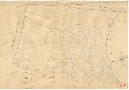 Arbent - 3 P 4234 - 3 P 4234 -  Feuille 1  (1823)