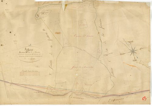 Arbent - 3 P 4236 - 3 P 4236 -  Feuille 3  (1823)