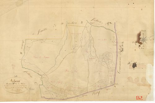 Arbent - 3 P 4232 - 3 P 4232 -  Feuille 2  (1823)