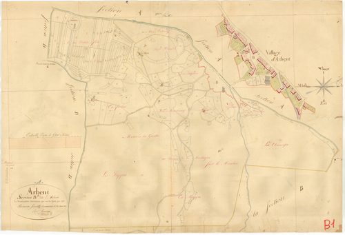 Arbent - 3 P 4231 - 3 P 4231 -  Feuille 1  (1823)