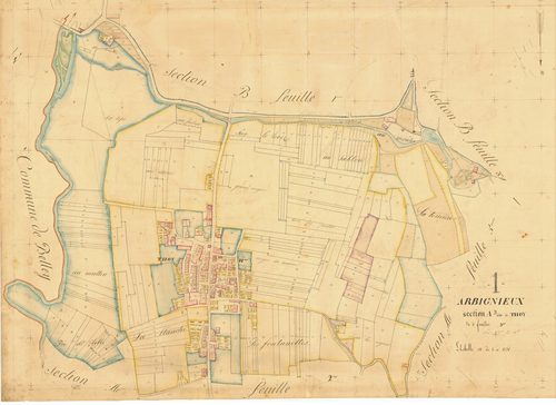 Arbignieu - 3 P 4240 - 3 P 4240 -  Feuille 3  (1836)