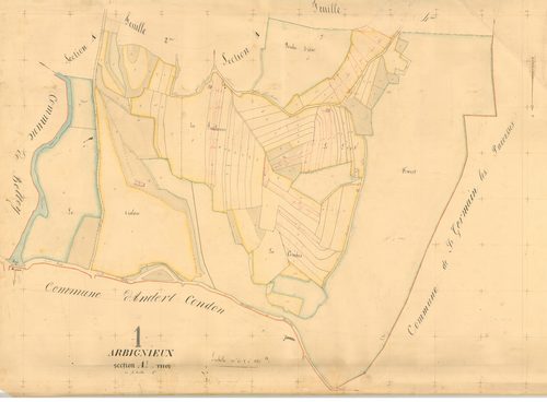 Arbignieu - 3 P 4238 - 3 P 4238 -  Feuille 1  (1836)