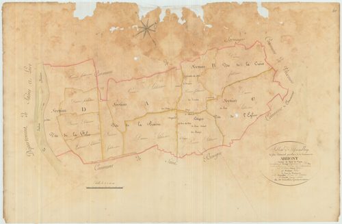 Arbigny - 3 P 10141-1 - 3 P 10141-1 -  Tableau d'assemblage  (1813)
