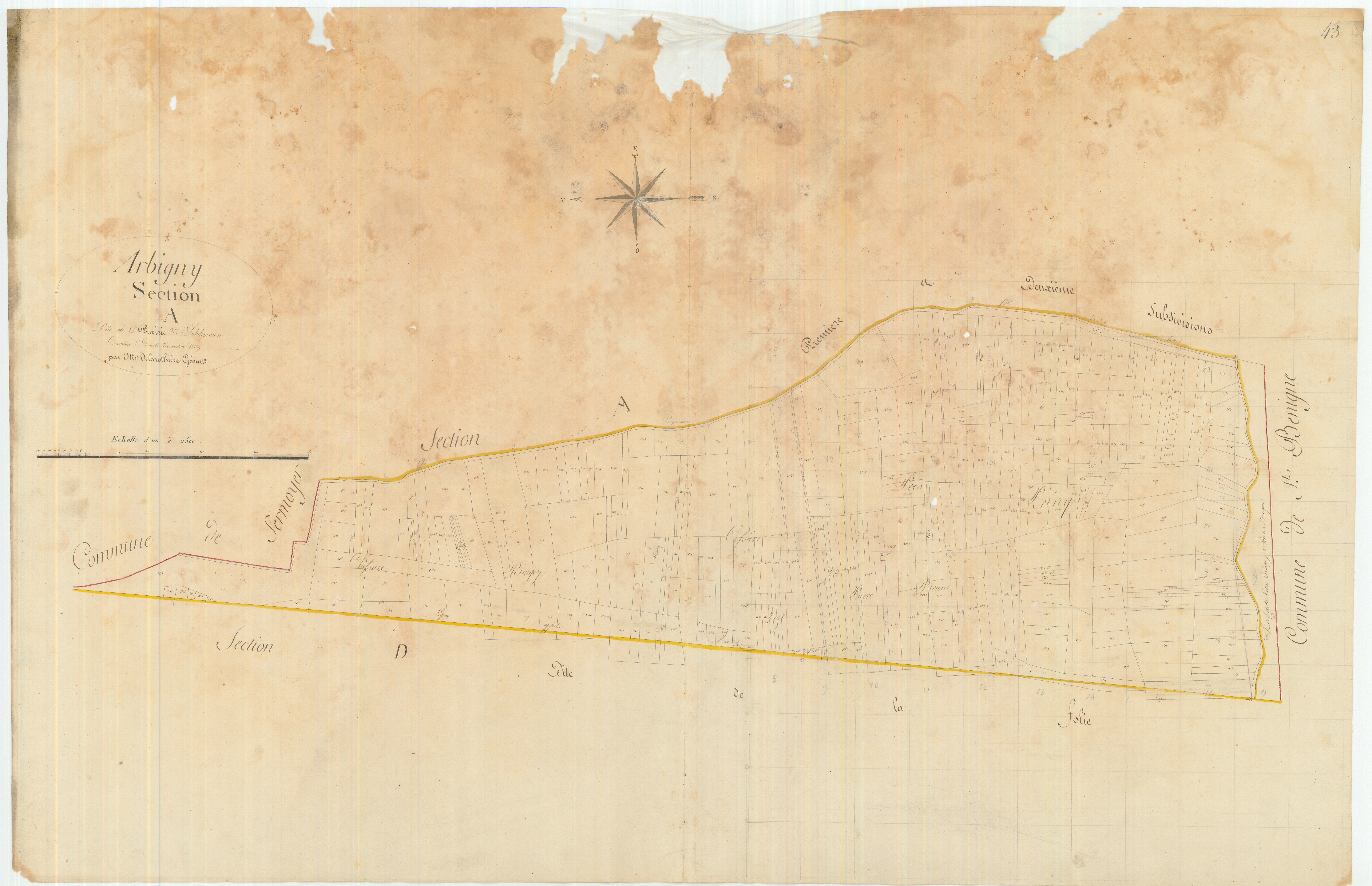Arbigny - 3 P 10141-4 - 3 P 10141-4 - Feuille 3 (1813)