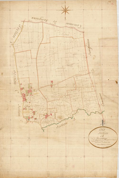 Ars-sur-Formans - 3 P 4318 - 3 P 4318 -  Feuille 1  (1823)