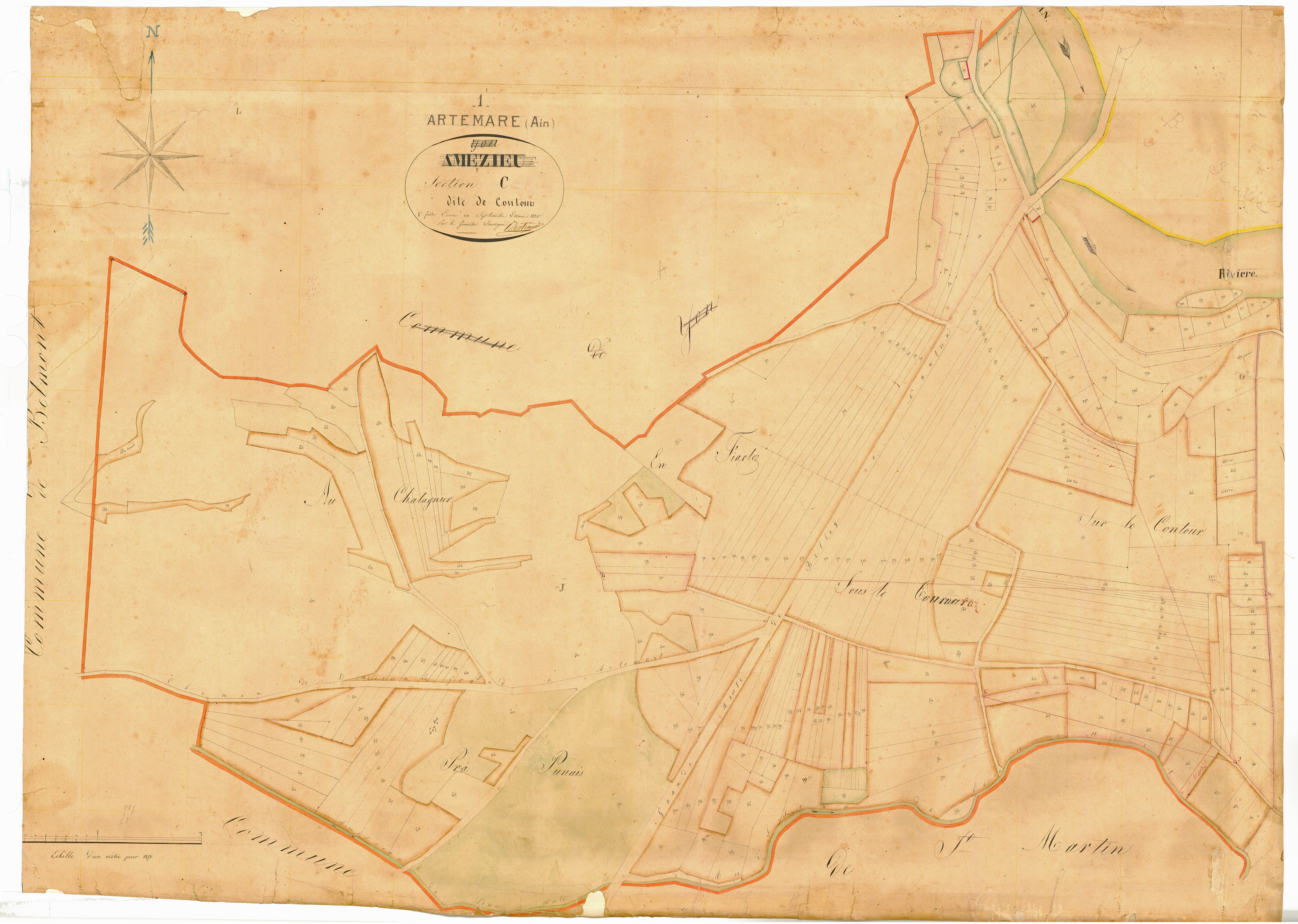 Artemare - 3 P 4117 - 3 P 4117 -  Feuille 2  (1863-1886)