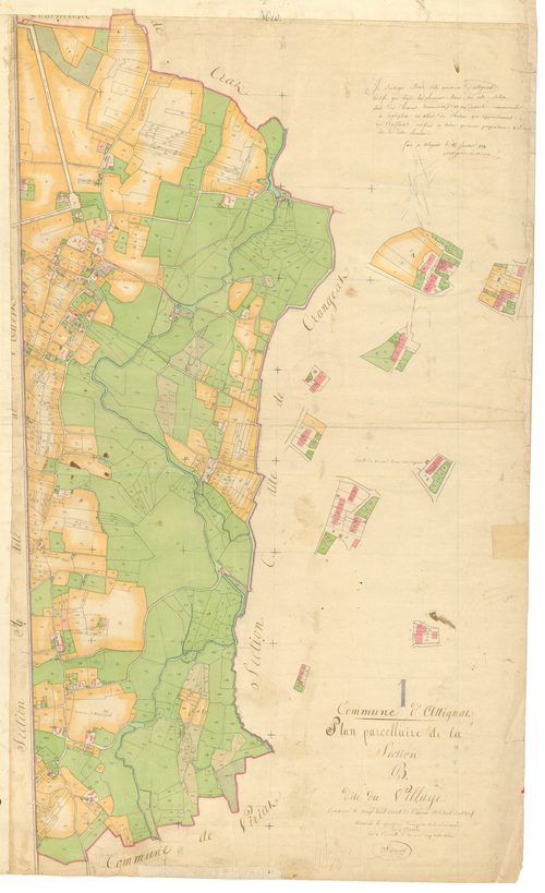 Attignat - 3 P 4333 - 3 P 4333 -  Feuille 1  (1810)