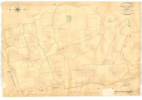 Bâgé-la-Ville -  - Section H dite "de Montepin"  (1826)