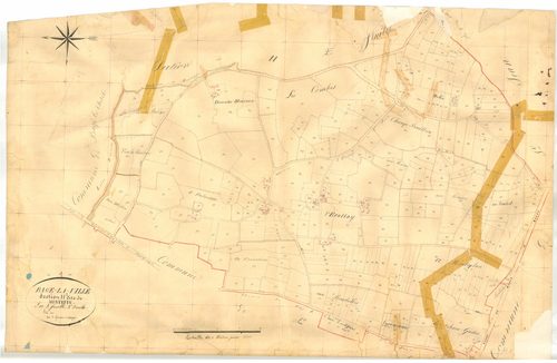 Bâgé-la-Ville -  - Section H dite "de Montepin"  (1826)
