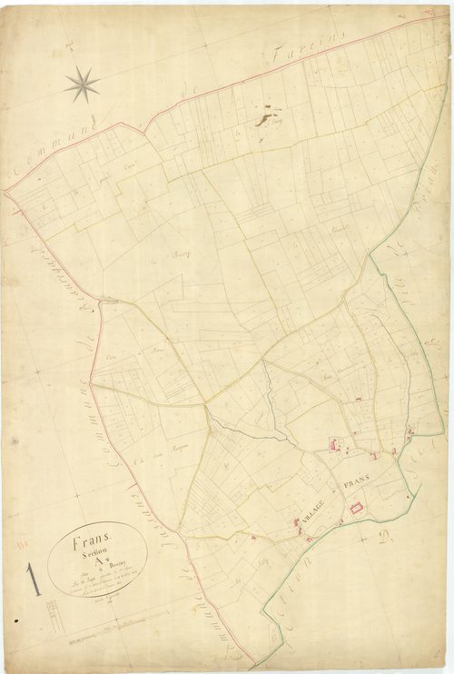 Bâgé-la-Ville - 3 P 6203 - 3 P 6203 -  Feuille 1  (1825)