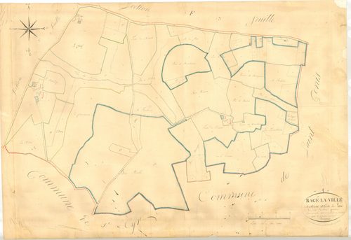 Bâgé-la-Ville -  - Section G dite "de Loese"  (1826)