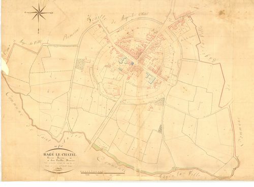Bâgé-le-Châtel - 3 P 4358 - 3 P 4358 -  Feuille 2  (1826)