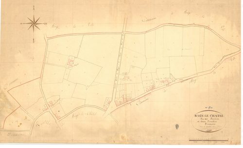 Bâgé-le-Châtel - 3 P 4357 - 3 P 4357 -  Feuille 1  (1826)