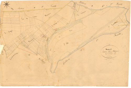 Balan - 3 P 4367 - 3 P 4367 -  Feuille 2  (1827)