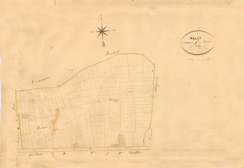 Balan - 3 P 4371 - 3 P 4371 -  Feuille 1  (1827)