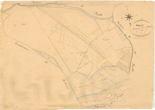 Balan - 3 P 4366 - 3 P 4366 -  Feuille 1  (1827)