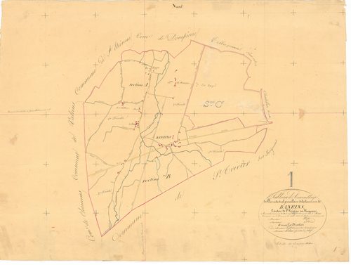 Baneins - 3 P 4373 - 3 P 4373 -  Tableau d'assemblage  (1832-1862)
