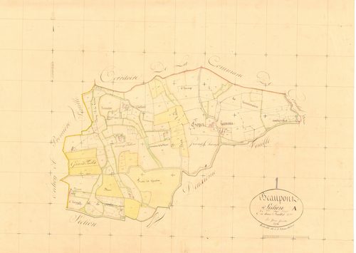 Beaupont - 3 P 4381 - 3 P 4381 -  Feuille 2  (1836)