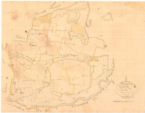 Beaupont - 3 P 4382 - 3 P 4382 -  Feuille 1  (1836)