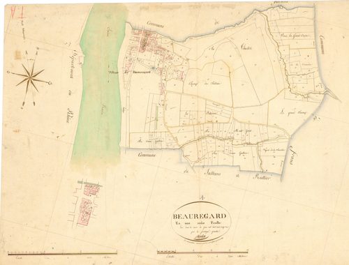 Beauregard - 3 P 4388 - 3 P 4388 -  Feuille 1  (1825)