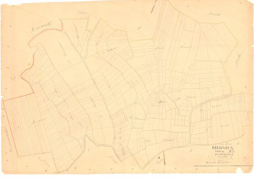 Béligneux - 3 P 4391 - 3 P 4391 -  Feuille 2  (1834)