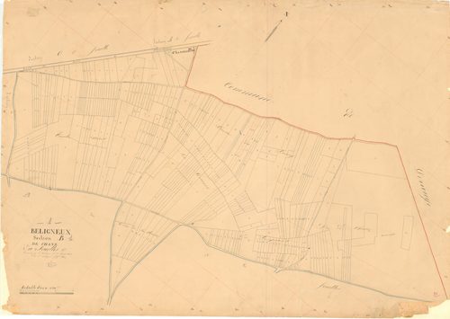 Béligneux - 3 P 4395 - 3 P 4395 -  Feuille 1  (1834)