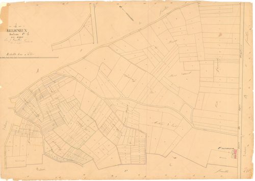Béligneux - 3 P 4398 - 3 P 4398 -  Feuille 1  (1834)