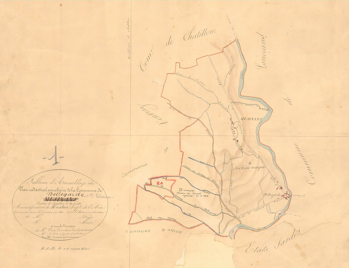 Musinens - 1777 W 311-1 - 1777 W 311-1 -  Tableau d'assemblage  (1831-1859)