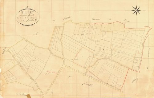 Belley - 3 P 4411 - 3 P 4411 -  Feuille 8  (1835)