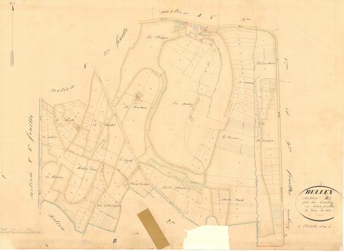 Belley - 3 P 4413 - 3 P 4413 -  Feuille 1  (1835)